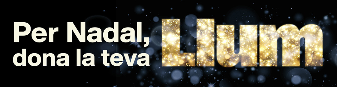Banner Per Nadal, dona la teva llum